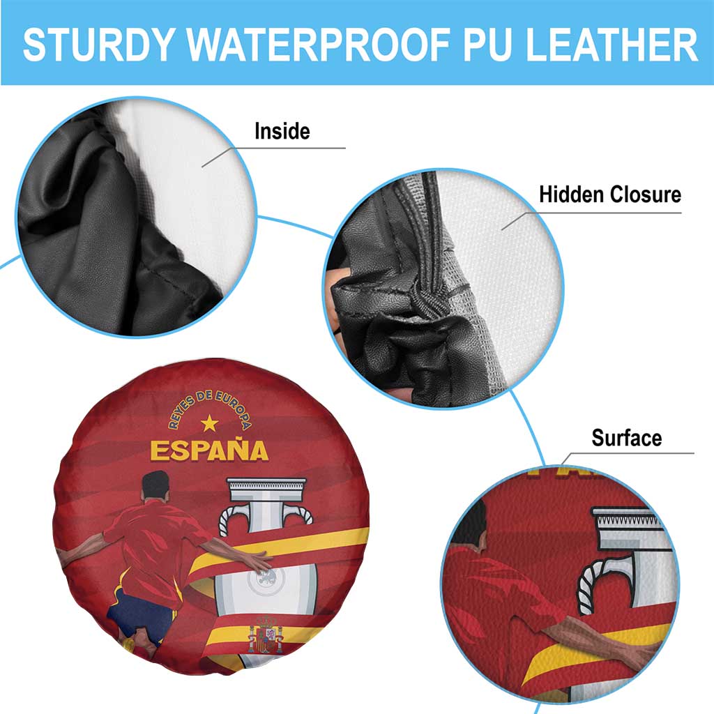 Spain Campeones Spare Tire Cover Reyes de Europa - Wonder Print Shop