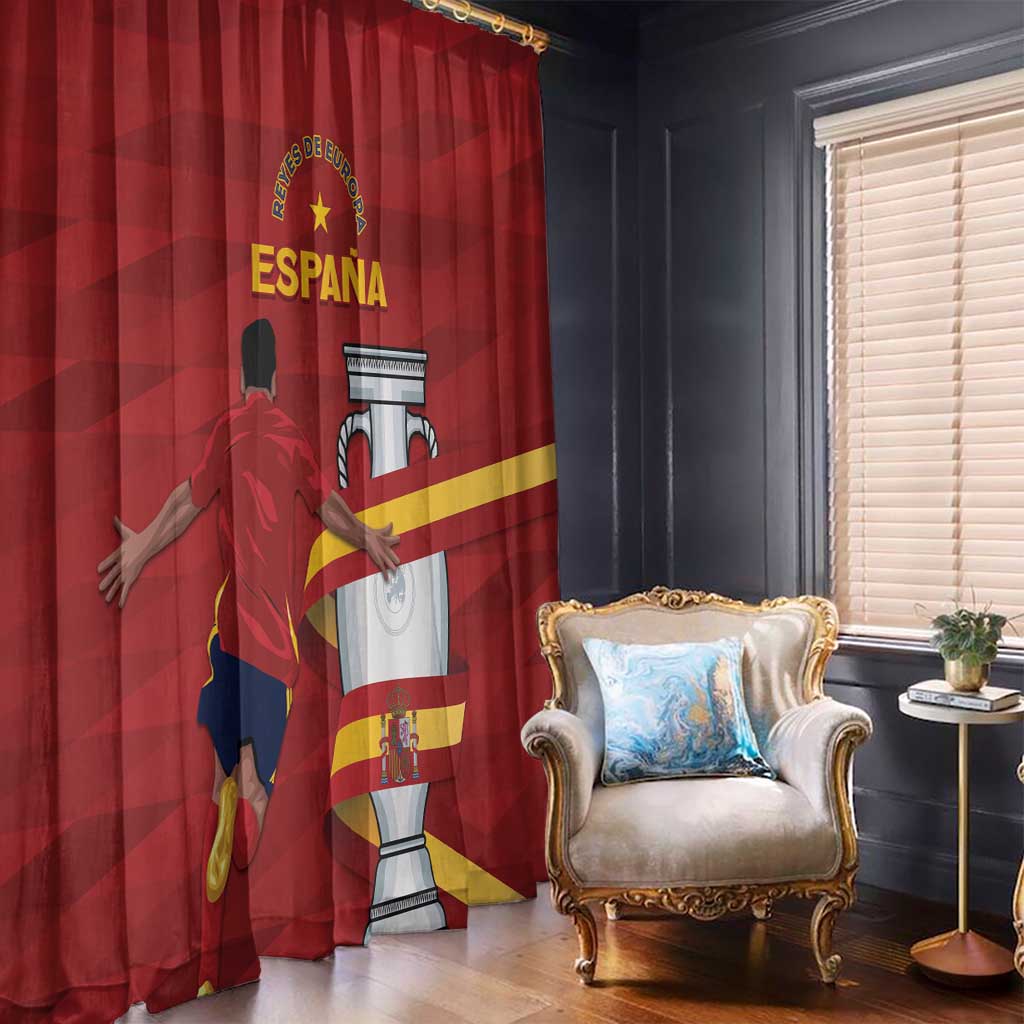 Spain Campeones Window Curtain Reyes de Europa - Wonder Print Shop
