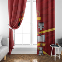 Spain Campeones Window Curtain Reyes de Europa - Wonder Print Shop