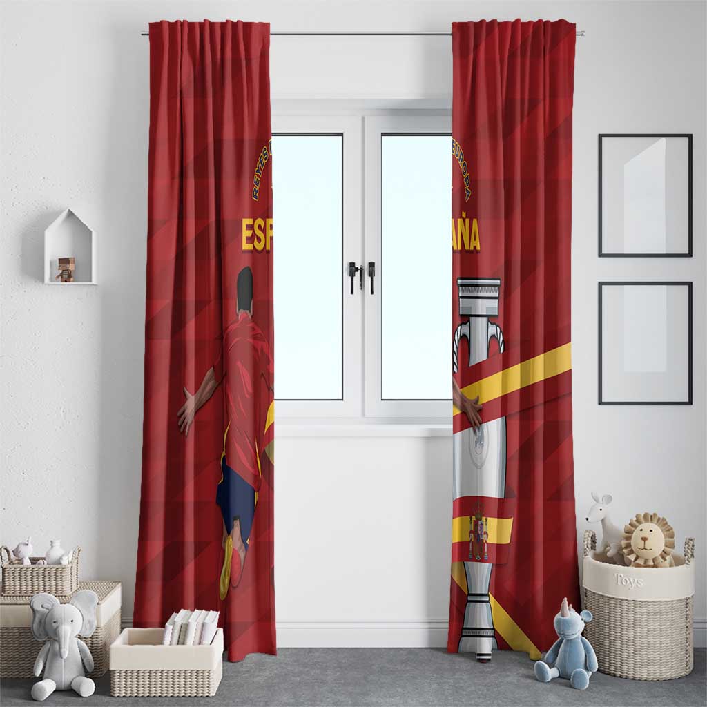 Spain Campeones Window Curtain Reyes de Europa - Wonder Print Shop