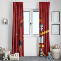 Spain Campeones Window Curtain Reyes de Europa - Wonder Print Shop