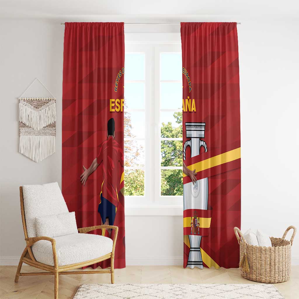 Spain Campeones Window Curtain Reyes de Europa - Wonder Print Shop