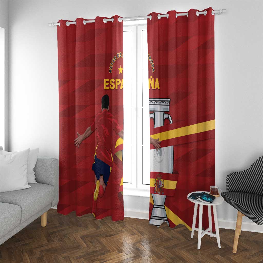 Spain Campeones Window Curtain Reyes de Europa - Wonder Print Shop