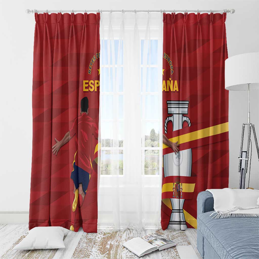 Spain Campeones Window Curtain Reyes de Europa - Wonder Print Shop