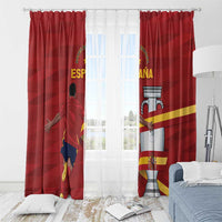 Spain Campeones Window Curtain Reyes de Europa - Wonder Print Shop