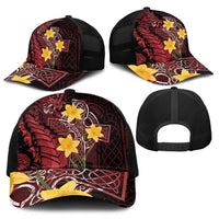 Wales Cymru Am Byth Baseball Net Cap Welsh Dragon with Celtic Cross - Wonder Print Shop