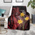Wales Cymru Am Byth Blanket Welsh Dragon with Celtic Cross - Wonder Print Shop