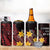 Wales Cymru Am Byth 4 in 1 Can Cooler Tumbler Welsh Dragon with Celtic Cross - Wonder Print Shop