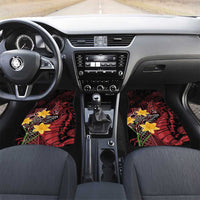 Wales Cymru Am Byth Car Mats Welsh Dragon with Celtic Cross - Wonder Print Shop