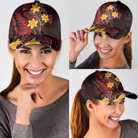 Wales Cymru Am Byth Classic Cap Welsh Dragon with Celtic Cross - Wonder Print Shop
