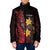 Wales Cymru Am Byth Padded Jacket Welsh Dragon with Celtic Cross - Wonder Print Shop