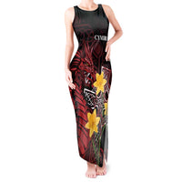 Wales Cymru Am Byth Tank Maxi Dress Welsh Dragon with Celtic Cross - Wonder Print Shop