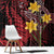 Wales Cymru Am Byth Window Curtain Welsh Dragon with Celtic Cross - Wonder Print Shop
