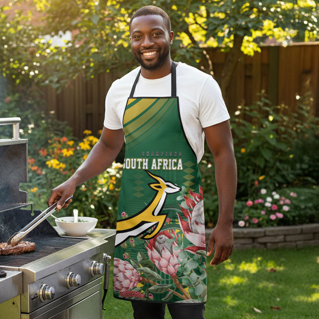 South Africa Rugby Bokke Champions Apron