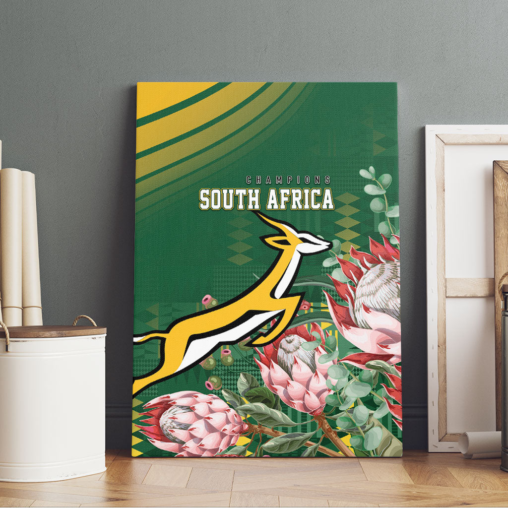South Africa Rugby Bokke Champions Canvas Wall Art