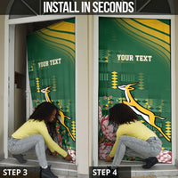 South Africa Rugby Personalized Bokke Champions Door Cover