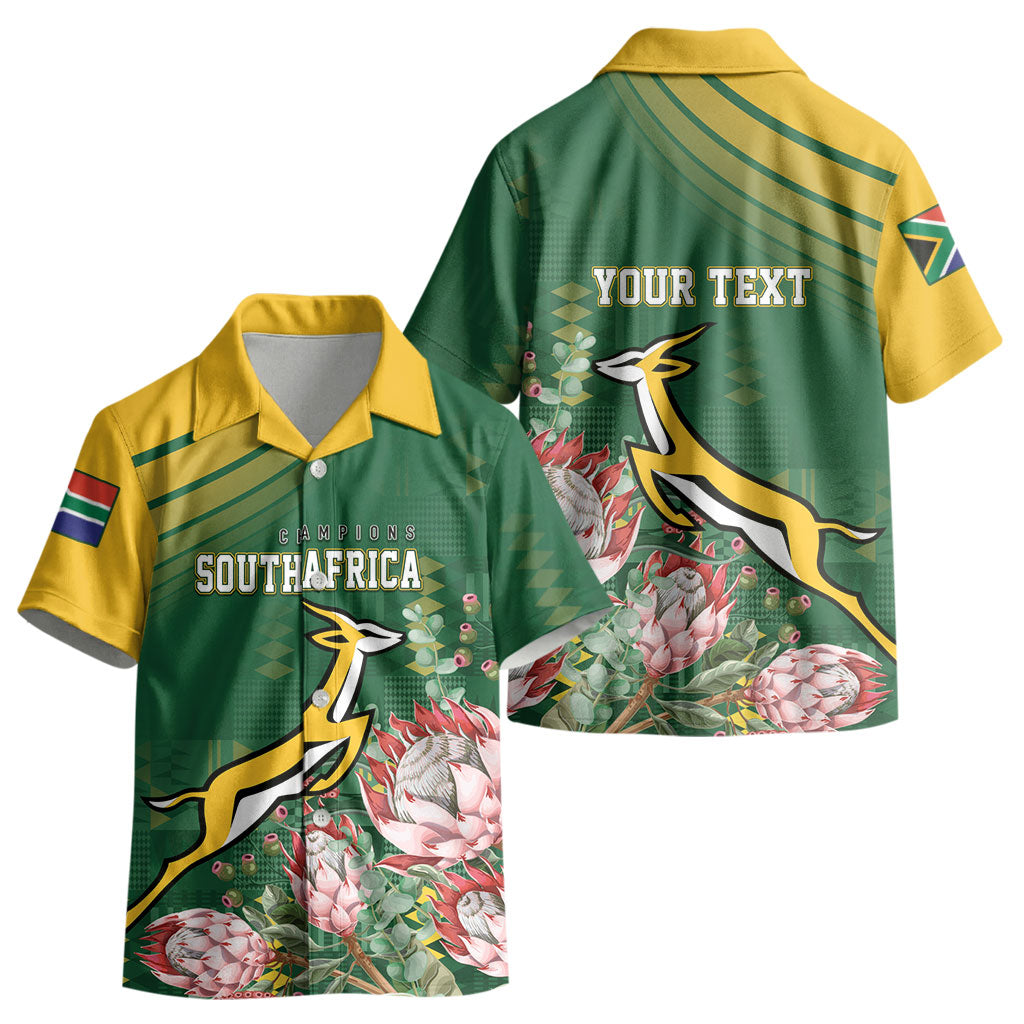 South Africa Rugby Personalized Bokke Champions Kid Hawaiian Shirt