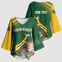 South Africa Rugby Personalized Bokke Champions Kimono Sleeve Blouse