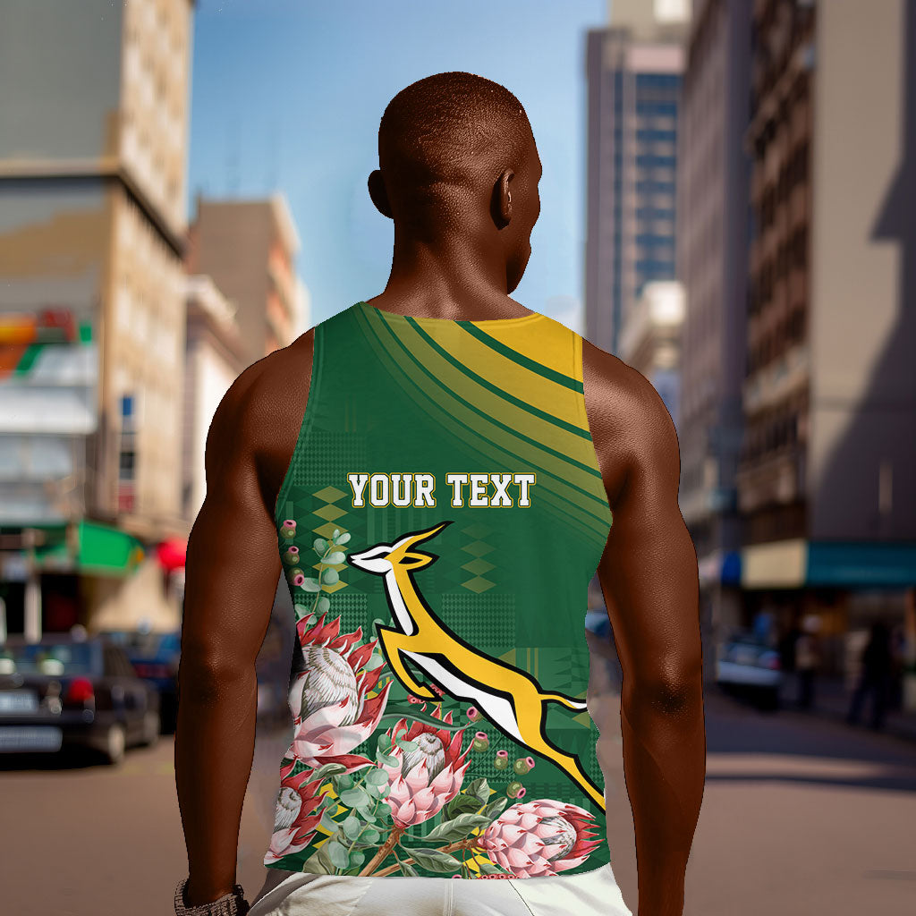 South Africa Rugby Personalized Bokke Champions Men Tank Top