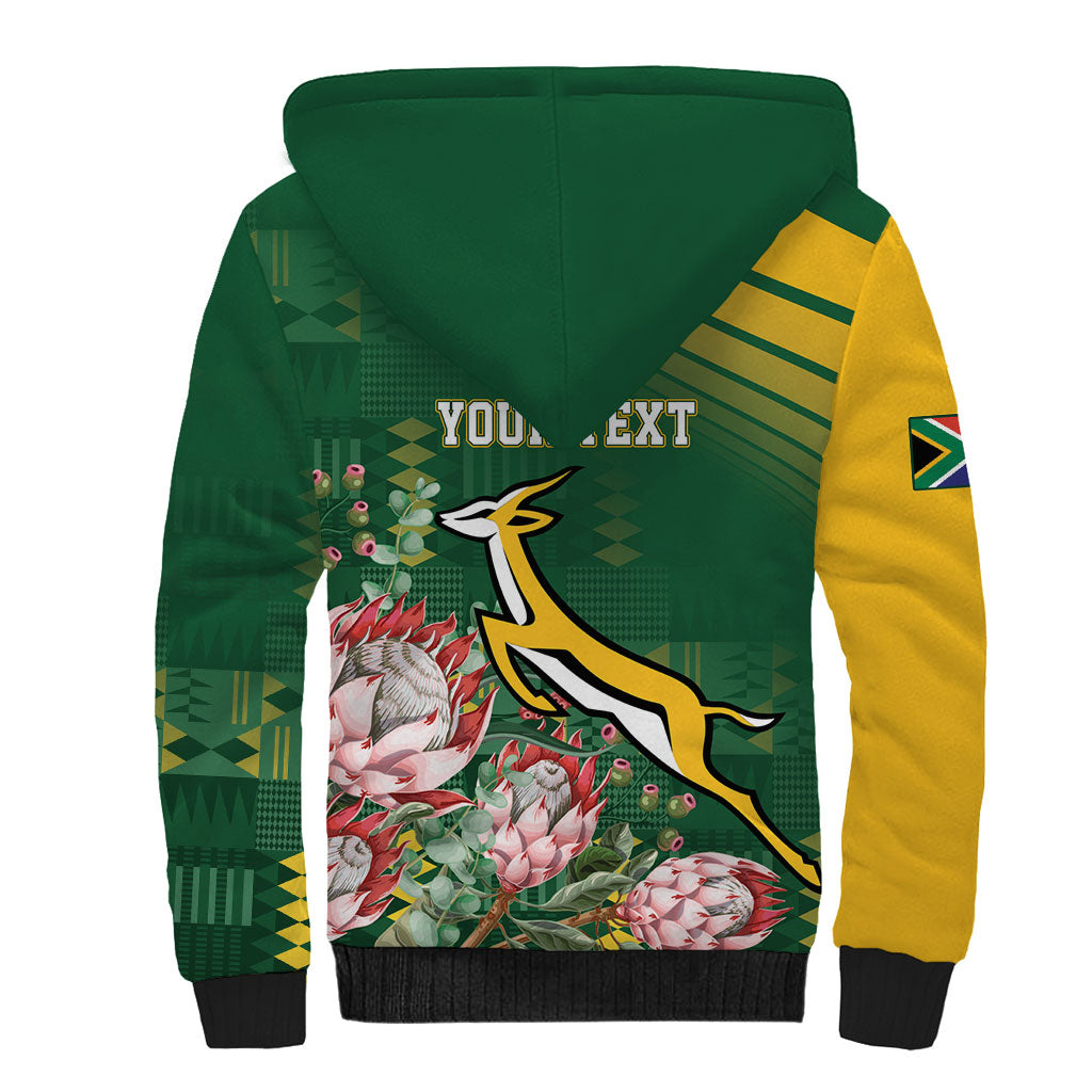 South Africa Rugby Personalized Bokke Champions Sherpa Hoodie