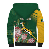 South Africa Rugby Personalized Bokke Champions Sherpa Hoodie