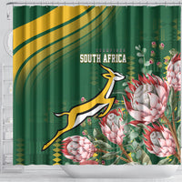 South Africa Rugby Bokke Champions Shower Curtain