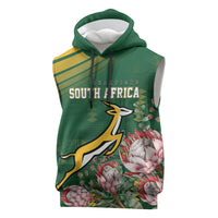 South Africa Rugby Personalized Bokke Champions Sleeveless Hoodie