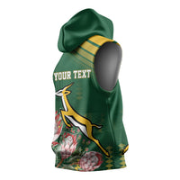 South Africa Rugby Personalized Bokke Champions Sleeveless Hoodie
