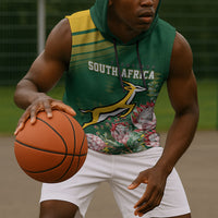 South Africa Rugby Personalized Bokke Champions Sleeveless Hoodie