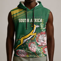 South Africa Rugby Personalized Bokke Champions Sleeveless Hoodie