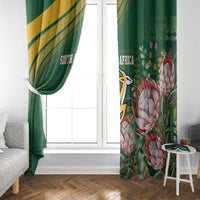 South Africa Rugby Bokke Champions Window Curtain