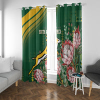 South Africa Rugby Bokke Champions Window Curtain