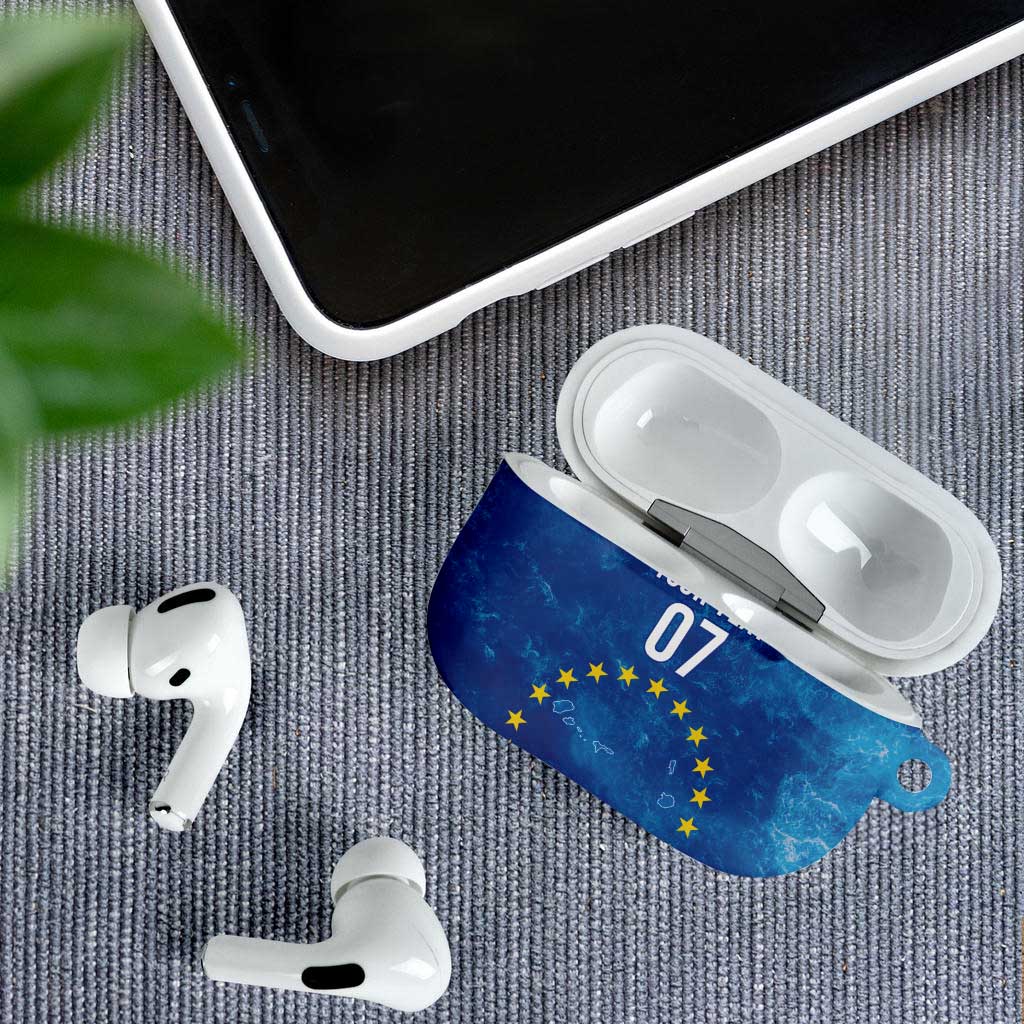 Cape Verde Tubaroes Azuis Custom AirPods Case Break The Waves - Wonder Print Shop