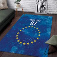 Cape Verde Tubaroes Azuis Custom Area Rug Break The Waves - Wonder Print Shop