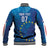 Cape Verde Tubaroes Azuis Custom Baseball Jacket Break The Waves - Wonder Print Shop