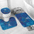 Cape Verde Tubaroes Azuis Custom Bathroom Set Break The Waves - Wonder Print Shop