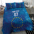 Cape Verde Tubaroes Azuis Custom Bedding Set Break The Waves - Wonder Print Shop