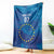 Cape Verde Tubaroes Azuis Custom Blanket Break The Waves - Wonder Print Shop