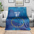 Cape Verde Tubaroes Azuis Custom Blanket Break The Waves - Wonder Print Shop