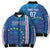 Cape Verde Tubaroes Azuis Custom Bomber Puffer Jacket Break The Waves - Wonder Print Shop