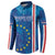 Cape Verde Tubaroes Azuis Custom Button Sweatshirt Break The Waves - Wonder Print Shop