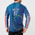 Cape Verde Tubaroes Azuis Custom Button Sweatshirt Break The Waves - Wonder Print Shop