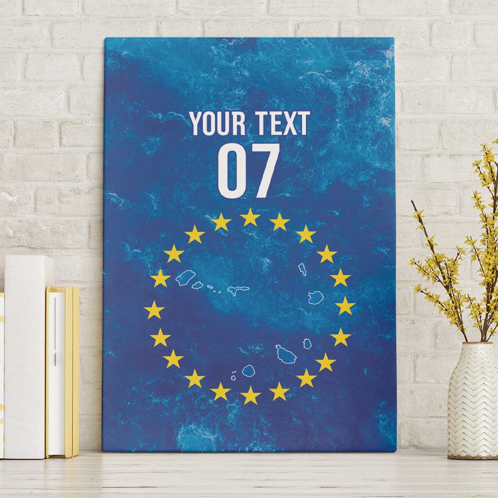 Cape Verde Tubaroes Azuis Custom Canvas Wall Art Break The Waves - Wonder Print Shop