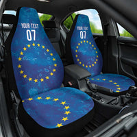 Cape Verde Tubaroes Azuis Custom Car Seat Cover Break The Waves - Wonder Print Shop