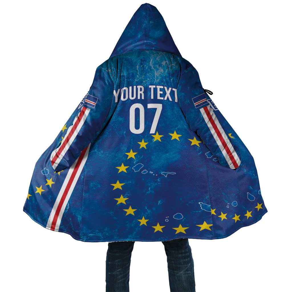 Cape Verde Tubaroes Azuis Custom Cloak Break The Waves - Wonder Print Shop