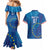 Cape Verde Tubaroes Azuis Custom Couples Matching Mermaid Dress and Hawaiian Shirt Break The Waves - Wonder Print Shop