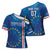 Cape Verde Tubaroes Azuis Custom Cross Shoulder Shirt Break The Waves - Wonder Print Shop