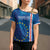Cape Verde Tubaroes Azuis Custom Cross Shoulder Shirt Break The Waves - Wonder Print Shop