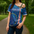 Cape Verde Tubaroes Azuis Custom Cross Shoulder Shirt Break The Waves - Wonder Print Shop