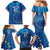 Cape Verde Tubaroes Azuis Custom Family Matching Mermaid Dress and Hawaiian Shirt Break The Waves - Wonder Print Shop